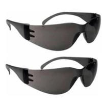 Óculos de Proteção Minotauro Fumê Plastcor KIT 2 UNIDADES