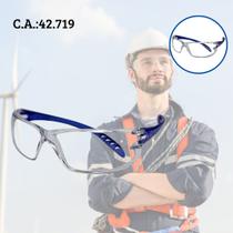 Óculos De Proteção Modelo VVISION 500 Antirrisco Transparente