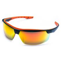 Óculos de Proteção Neon Vermelho Espelhado Antirrisco e Antiembaçante - Steelflex
