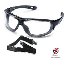 Óculos de proteção roma incolor steelflex