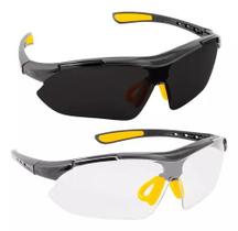 Óculos de Proteção Visão Tático EPI Volder - Fumê ou Incolor - Vonder