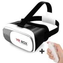 Oculos De Realidade Virtual 3d + Controle Bluetooth - Vr Box