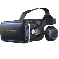 Oculos de Realidade Virtual Compatíveis com iPhone e Android c/ Fone de Ouvido SHINECON VR - PONTO DO NERD