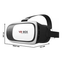 Óculos de Realidade Virtual VR Box Entretenimento Intenso em 3D Rift + Controle