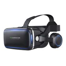 Óculos de Realidade virtual VR Shinecon 3D 10.0 com Controle Fones de Ouvido imersão completa para Jogos e Filmes Óculos de Realidade virtual VR Shinecon 3D 10.0 com Controle Fones de Ouvido imersão completa para Jogos e Filmes