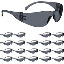 Óculos de segurança 3M, Virtua, 20 Pack, ANSI Z87, Anti-Fog Gray Lens, Gray Frame