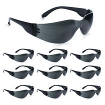 Óculos de segurança Amoolo Tinted Dark Smoke Lenses Bulk 24