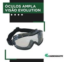 Óculos De Segurança Ampla Visão Evolution Incolor