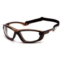 Óculos de segurança Carhartt Toccoa Black/Tan Frame Clear Lens