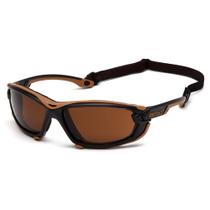 Óculos de segurança Carhartt Toccoa Black/Tan Frame Sandstone Lens Óculos de segurança Carhartt Toccoa Black/Tan Frame Sandstone Lens