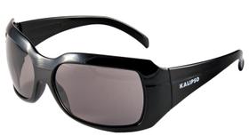 Óculos de segurança cinza ibiza armacao preta - kalipso
