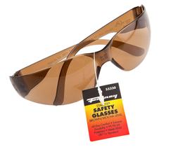 Óculos de segurança Forney Starlite Mocha com 99,9% de proteção UV-AB