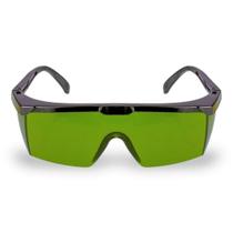 Óculos De Segurança Jaguar Verde Antirisco Ca 10346 Kalipso