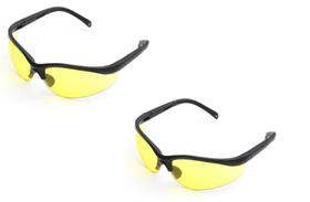 Óculos de segurança LEDWholesalers 7821 UV Protection Yellow Tint Óculos de segurança LEDWholesalers 7821 UV Protection Yellow Tint