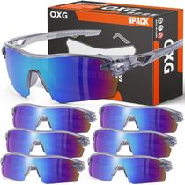 Óculos de segurança, lentes envolventes resistentes a arranhões OXG Óculos de segurança, lentes envolventes resistentes a arranhões OXG
