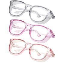 Óculos de segurança Óculos konqkin Nurses Anti-Fog Square Frame Óculos de segurança Óculos konqkin Nurses Anti-Fog Square Frame