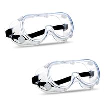 Óculos de segurança Super More Anti-Fog Clear Lens 2 unidades