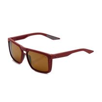 Óculos de sol 100% RENSHAW Soft Tact Crimson com lente de bronze Óculos de sol 100% RENSHAW Soft Tact Crimson com lente de bronze