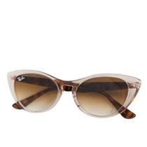Óculos De Sol 4314 Nina Gatinho Transp. Com Lentes Marrons