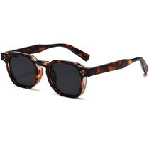 Óculos de sol AIEYEZO Fashion Classic Square UV400 Tortoise/Grey