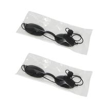 Óculos De Sol Ajustáveis Pretos Para Bronzeamento UV Proteção Ocular Óculos De Praia