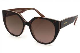 Óculos de sol Ana hickmann AH90014 G21 Marrom tartaruga acetato