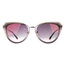 Óculos de Sol Ana Hickmann AH9291 C01S/55 Preto Transparente/Dourado