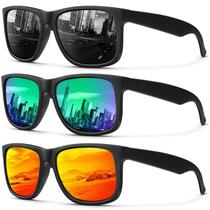 Óculos de sol ANYLUV Retro Square Polarized UV400 Protection