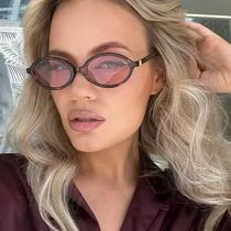 Óculos de Sol ARMACAO DE OCULOS Feminino Aro Oval Luxo Lente Moda Europa para Estilo Elegante Nova Óculos de Sol ARMACAO DE OCULOS Feminino Aro Oval Luxo Lente Moda Europa para Estilo Elegante Nova