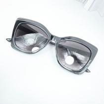 Óculos de sol armação preto modelo gatinho quadrado CÓD:A6353 UV400 designer clássico
