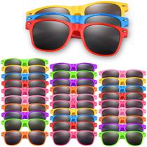 Óculos de sol ASTARON Neon Party Favors 16 unidades para crianças e adultos