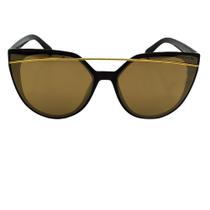 Oculos De Sol Atitude At5346 T01 Preto Brilhante Dourado