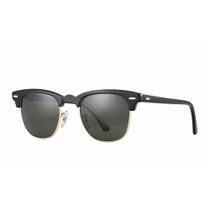 Óculos de sol Atraente Clubmaster rb3016 Lentes policarbonato preto Proteção uv400 - clubmaster 3016