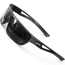 Óculos de sol ATTCL Sports Polarized J2021 para homens pretos