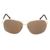 Óculos de sol aviador dourado a1576 triton eyewear
