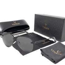 Óculos de Sol Aviador Polarizado UV400 Luxo Vinkin