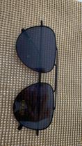 Óculos De Sol aviador preto polarizado Modelo Ajustável masculino