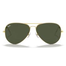 Óculos De Sol Aviador RB3026 Dourado Lente Verde Óculos De Sol Aviador RB3026 Dourado Lente Verde