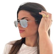 Óculos De Sol Aviador Tradicional Feminino Masculino UV400