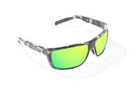 Óculos de sol Bajío Sigs Polarized Ivory Rock com lente espelhada verde Óculos de sol Bajío Sigs Polarized Ivory Rock com lente espelhada verde