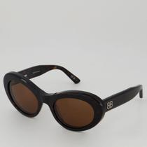 Óculos de Sol Balenciaga Marrom - BB0294S-002 Óculos de Sol Balenciaga Marrom - BB0294S-002