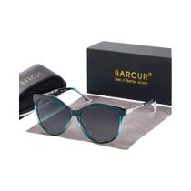 Óculos de Sol BARCUR - Formato Gatinho Redondo com Lentes Polarizadas