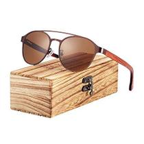 Óculos de Sol Barcur Madeira Natural Polarizados Artesanal BC4119 Óculos de Sol Barcur Madeira Natural Polarizados Artesanal BC4119