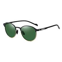 Óculos de Sol Barcur Retro Redondo Polarizados Anti Reflexo com Proteção uv400