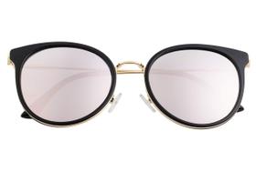 Óculos de sol Bertha BRSBR040RG Cat Eye Metal Frame Polarizados