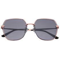 Óculos de sol BERTHA Renata Rose Gold Frame/Lente Preta 61 mm Óculos de sol BERTHA Renata Rose Gold Frame/Lente Preta 61 mm
