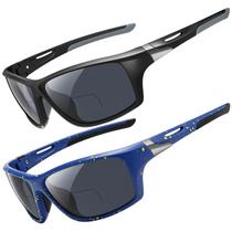 Óculos de Sol Bifocais DEHOTRE 1,50 UV400 Preto e Azul - Pacote com 2 Pares Óculos de Sol Bifocais DEHOTRE 1,50 UV400 Preto e Azul - Pacote com 2 Pares
