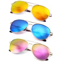 Óculos de sol bifocais Ryegis Classic Command Aviator Metal