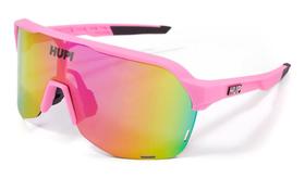 Óculos de Sol Bike Hupi Huez Rosa/Preto - Lente Rosa Espelhado