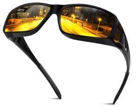 Óculos de sol Bio-th Night Vision Wrap-Around UV Protection